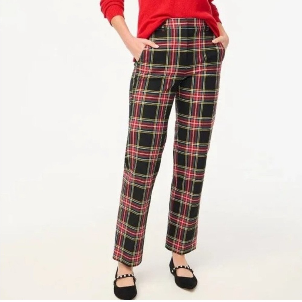 J. Crew Multicolor Plaid Trousers “Kallie”